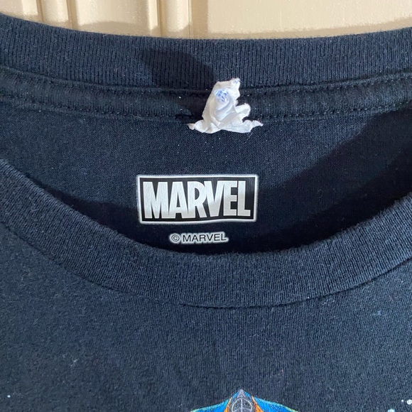 Marvel Guardians Of The Galaxy T-Shirt Mens Large Black Knowhere Tour Graphic - Picture 5 of 5